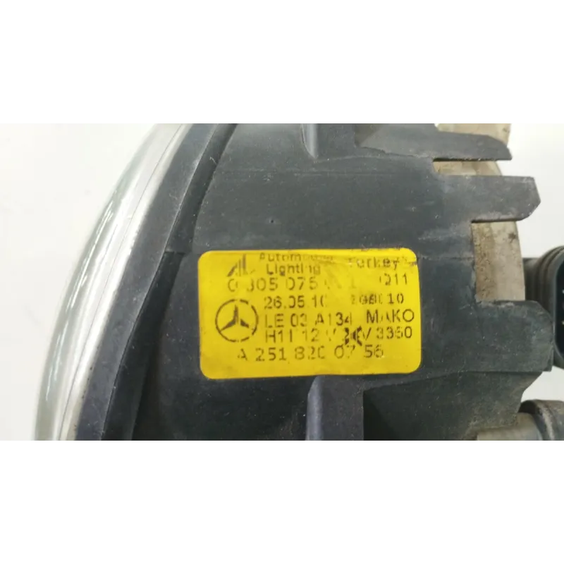 PROIETTORE FENDINEBBIA SX. MERCEDES-BENZ CLASSE C (W/S204) (01/07-04/11 180 CGI BLUEEFFICIENCY BER 4P/B/1796CC