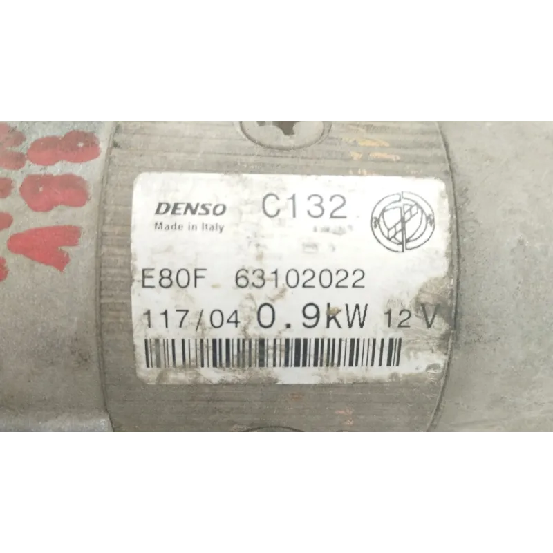 MOTORINO AVVIAMENTO FIAT IDEA (2S) (10/03-12/10) 1.2 16V BER. 5P/B/1242CC