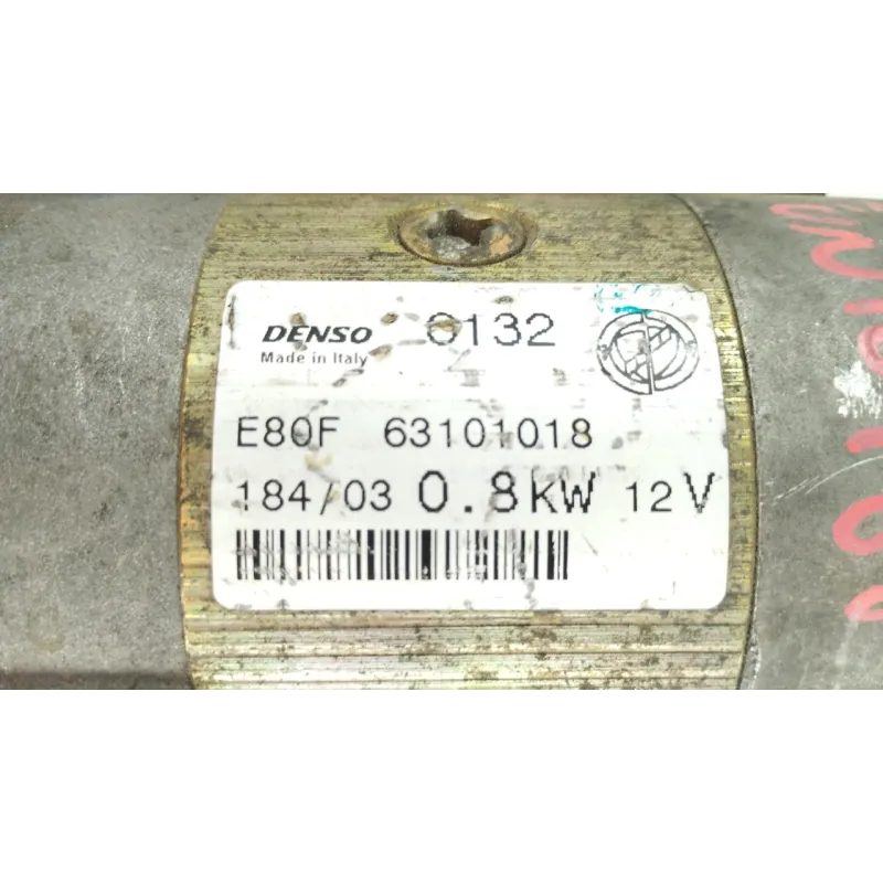 MOTORINO AVVIAMENTO FIAT PUNTO (1N/1P) (07/99-12/05) 1.2 16V EL BER. 3P/B/1242CC