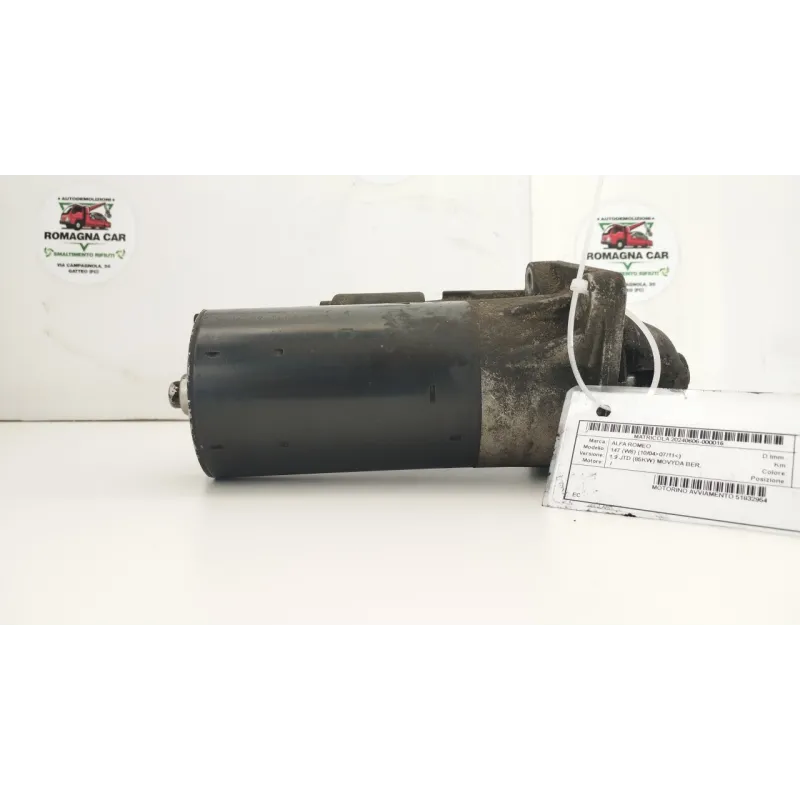 MOTORINO AVVIAMENTO ALFA ROMEO 147 (W8) (10/04-07/11) 1.9 JTD (85KW) MOVYDA BER. 3P/D/1910CC