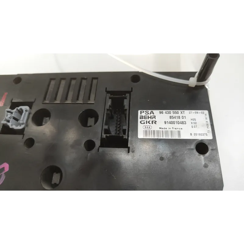 BLOCCO COMANDO CLIMATIZZAZIONE PEUGEOT 206 (09/98-06/09) 1.4 HDI BER. 3P/D/1398CC