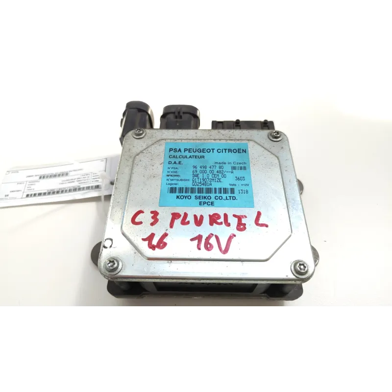 CENTRALINA STERZO DA TELECODIFICARE CITROEN C3 PLURIEL (05/03-11/10) 16 16V CBR 2P/B/1587CC