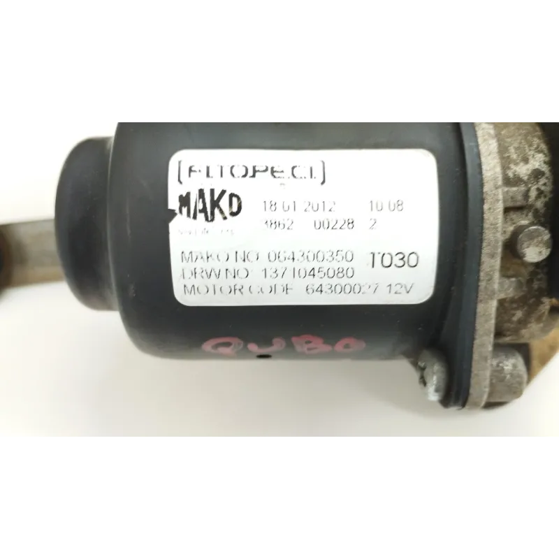 MOTORINO TERGIPARABREZZA FIAT QUBO (3N) (07/08-05/17) 1.3 MJT (55KW) MNV 5P/D/1248CC