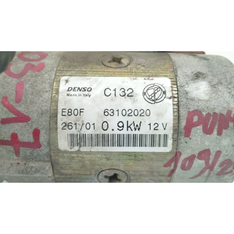 MOTORINO AVVIAMENTO FIAT PUNTO (1N/1P) (07/99-12/05) 1.2 16V ELX BER. 5P/B/1242CC