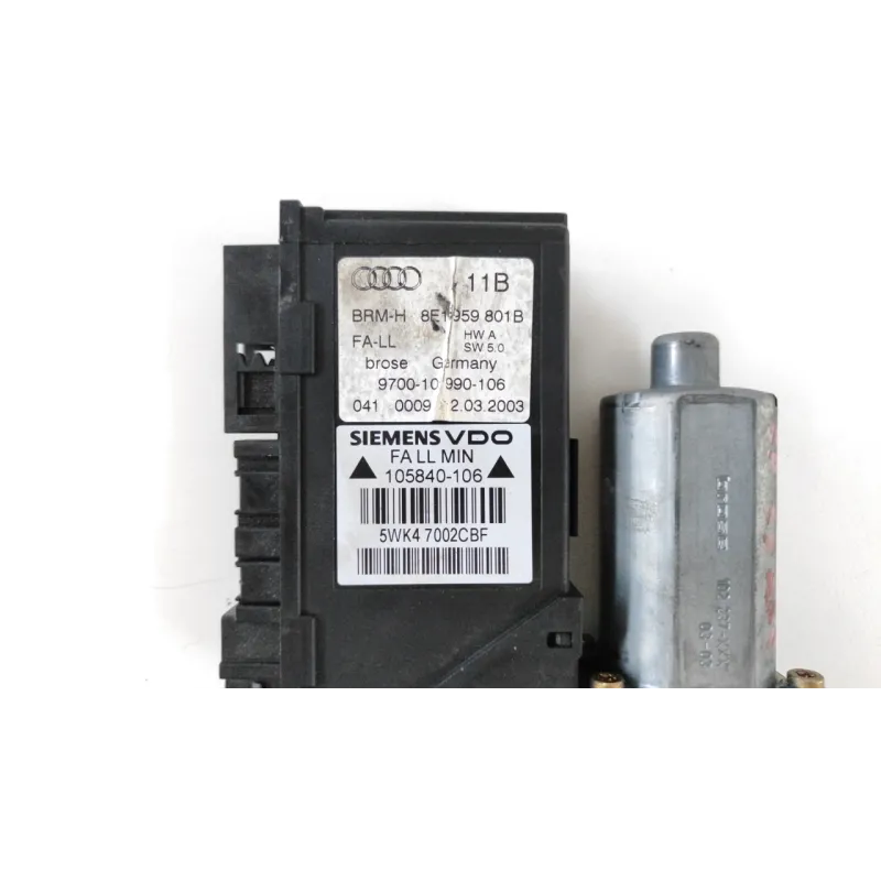 MOTORINO ALZACRISTALLO PORTA ANT. SX. AUDI A4 (8E) (11/00-11/04) 1.9 TDI (96KW) SW 5P/D/1896CC