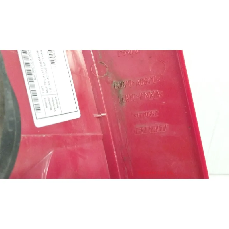 FANALE POST. DX. FIAT MULTIPLA (1F) (05/04-04/12) 1.6 16V ACTIVE 5P.TI VAN MNV 5P/B/1596CC