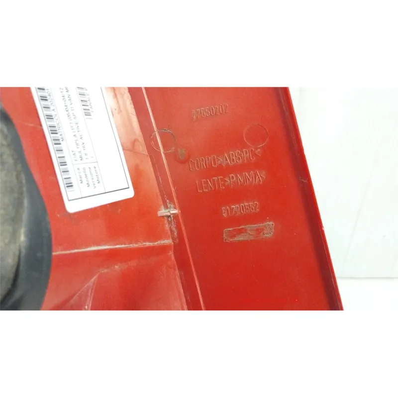 FANALE POST. DX. FIAT MULTIPLA (1F) (05/04-04/12) 1.6 16V ACTIVE 5P.TI VAN MNV 5P/B/1596CC