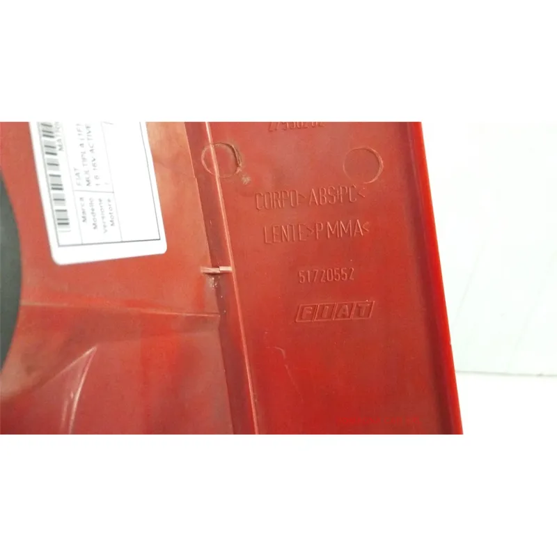 FANALE POST. DX. FIAT MULTIPLA (1F) (05/04-04/12) 1.6 16V ACTIVE 5P.TI VAN MNV 5P/B/1596CC