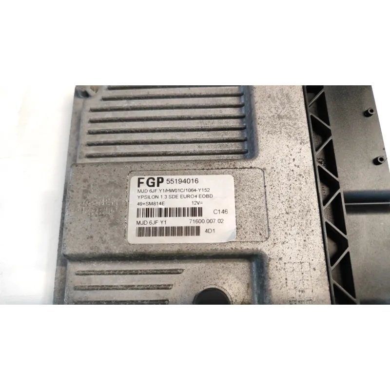 CENTRALINA INIEZIONE LANCIA YPSILON (TE) (06/03-09/06) 1.3 MJ 16V BER. 3P/D/1248CC