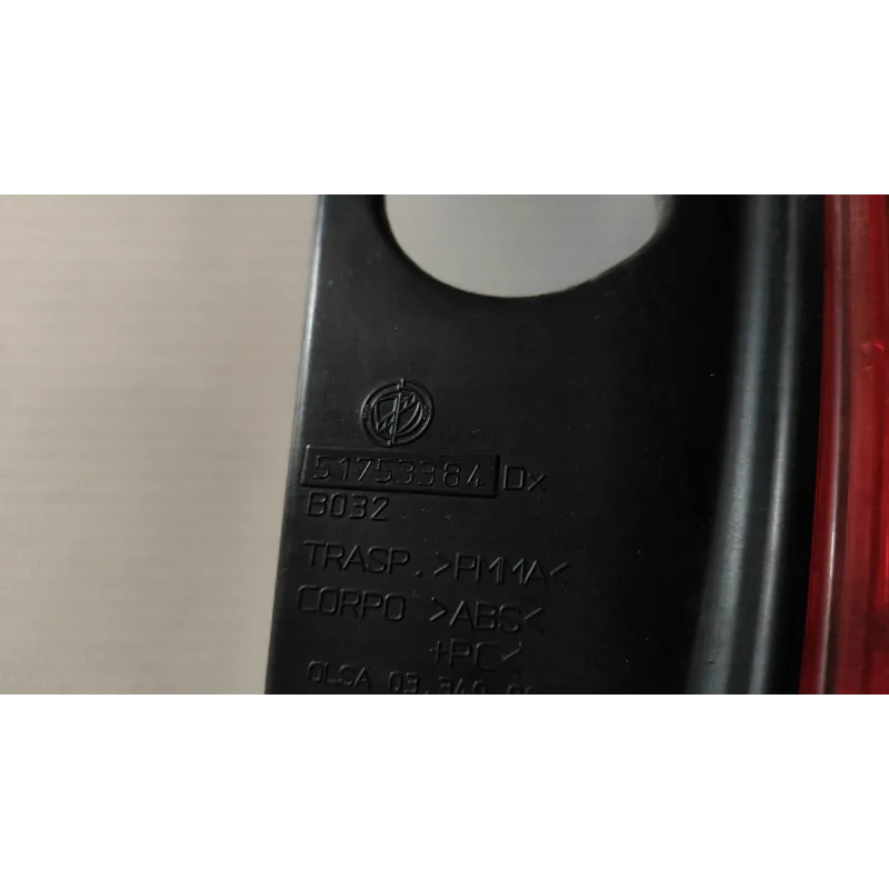 FANALE POST. DX. LANCIA YPSILON (TE) (06/03-09/06) 1.3 MJ 16V BER. 3P/D/1248CC