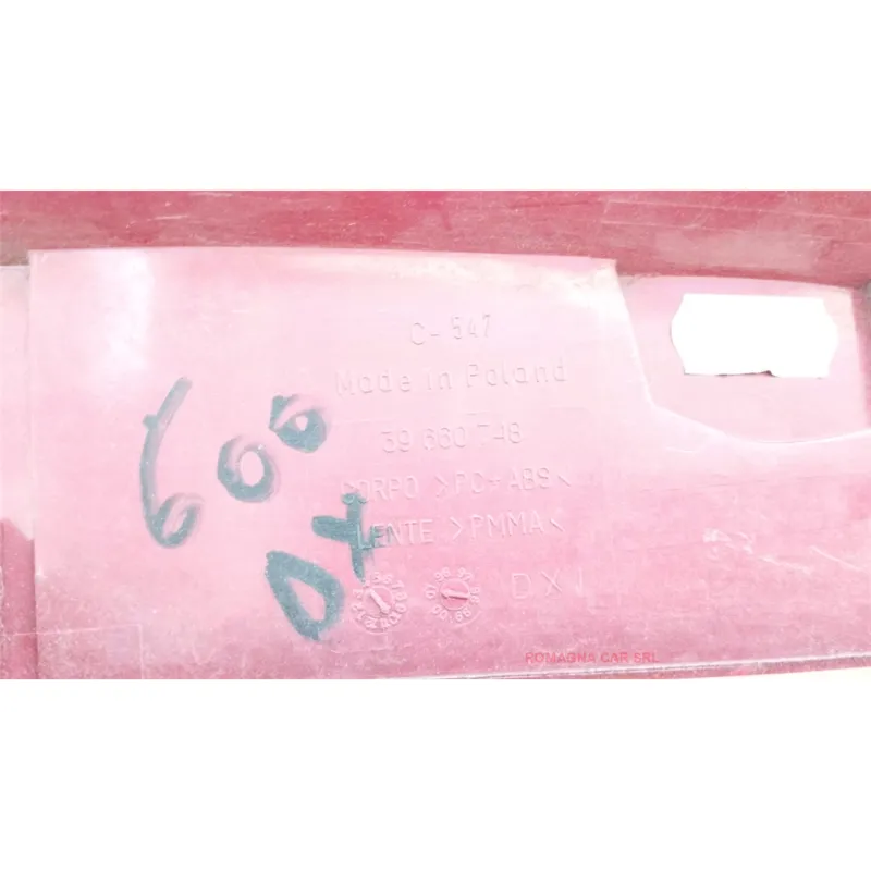 FANALE POST. DX. FIAT 600 (1E) (07/05-12/11) 1.1 50TH ANNIVERSARY BER. 3P/B/1108CC