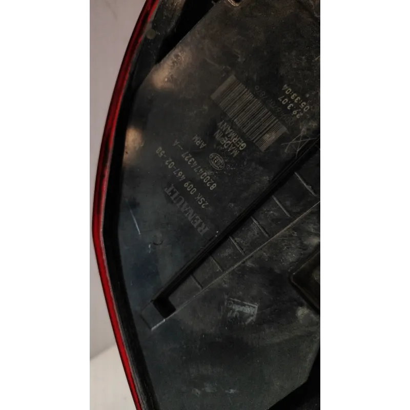 FANALE POST. DX. RENAULT SCENIC 2A SERIE (06/03-08/09) 1.4 16V MNV 5P/B/1390CC