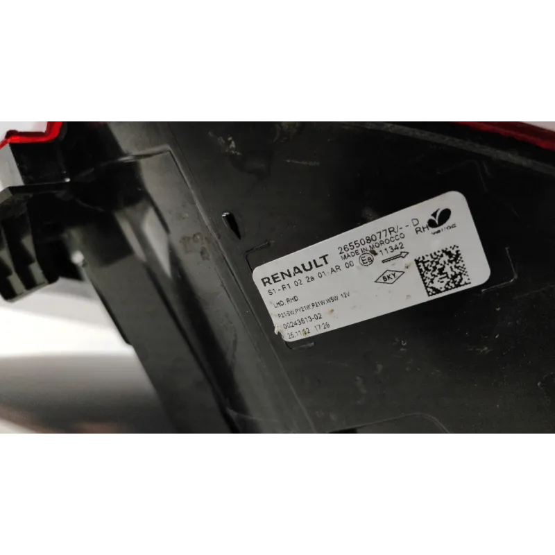 FANALE POST. DX. DACIA SANDERO 3A SERIE (12/20-) STEPWAY 1.0 TCE (67KW) BER 5P/B/999CC