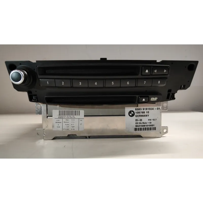 RADIO C/SISTEMA DI NAVIGATORE SATELLITARE BMW SERIE 5 (E60/E61) (03/07-12/10 530D SW 5P/D/2993CC