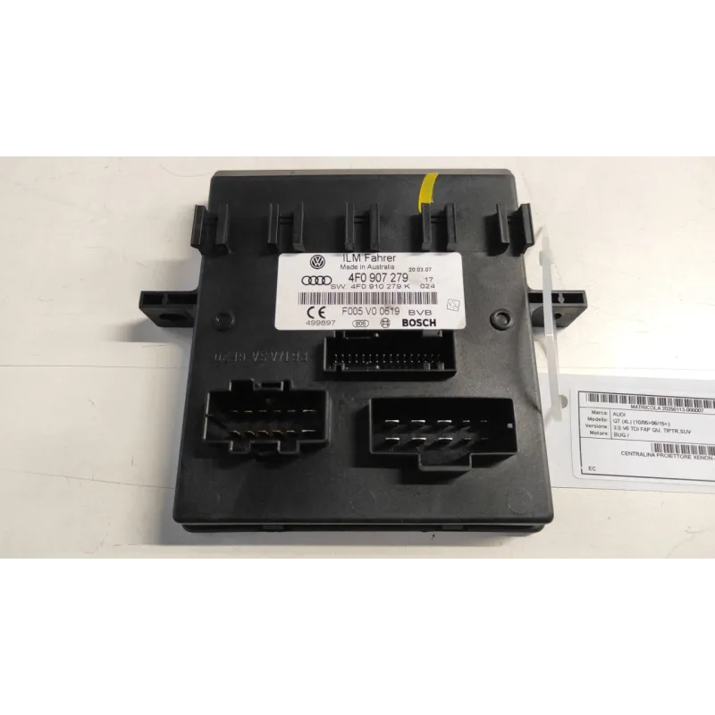 CENTRALINA PROIETTORE XENON AUDI Q7 (4L) (10/05-06/15) 3.0 V6 TDI FAP QU. TIPTR.SUV 5P/D/2967CC