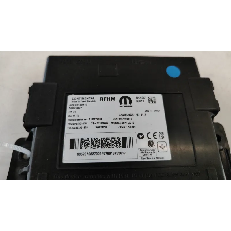 CENTRALINA CONTROLLO PRESSIONE PNEUMATICI JEEP RENEGADE (5I) (08/14-08/19) 1.6 MJT (77KW) SUV 5P/D/1598CC