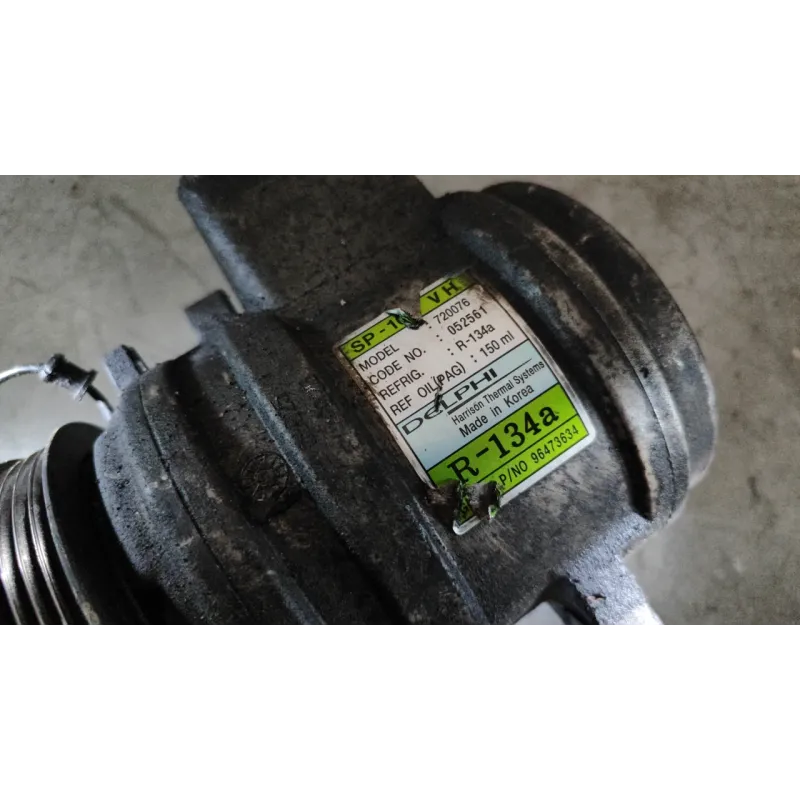 COMPRESSORE A/C CHEVROLET (DAEWOO) KALOS (T200) (01/05-10/08) 1.2 BER. 3P/B/1150CC