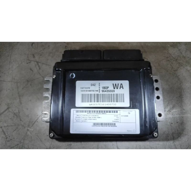 CENTRALINA INIEZIONE WA CHEVROLET (DAEWOO) KALOS (T200) (01/05-10/08) 1.2 BER. 3P/B/1150CC