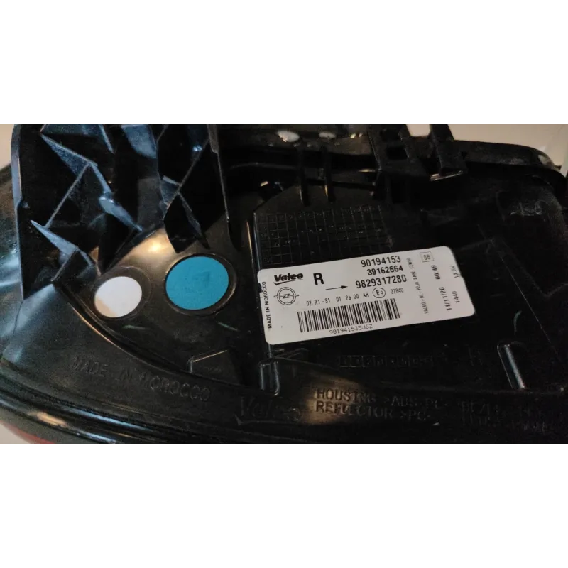 FANALE POST. PARTE EST. DX. OPEL CORSA (P2JO) (07/19-01/24) 1.2 (55KW) BER 5P/B/1199CC