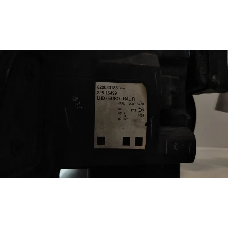 PROIETTORE DX. RENAULT MODUS 1A SERIE (09/04-01/08) 1.2 16V MNV 5P/B/1149CC