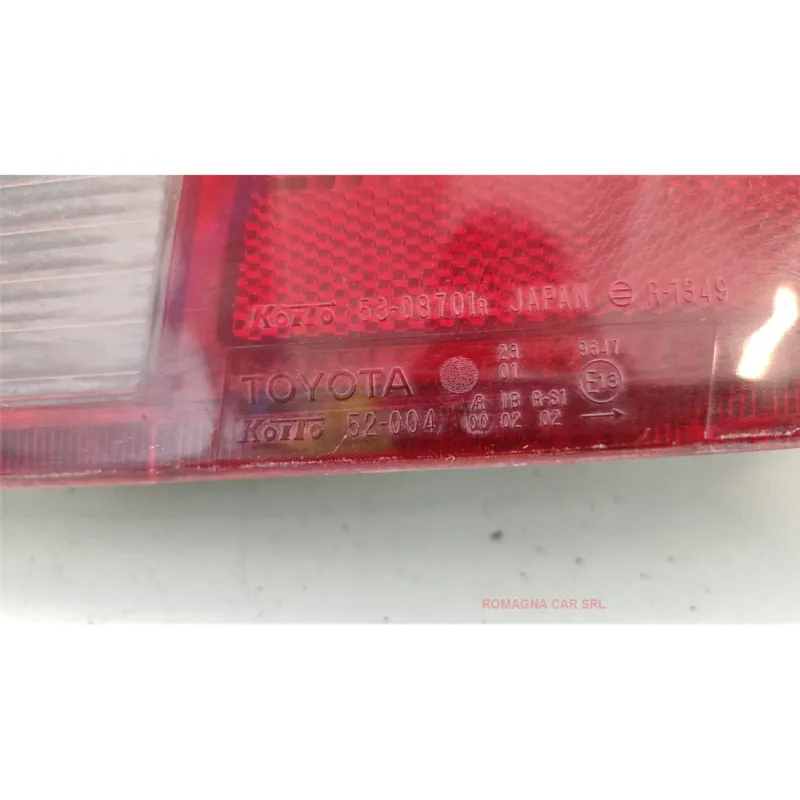 FANALE POST. 08/99-12/02 DX. TOYOTA YARIS (03/99-11/05)     (JPP) 1.0 16V (JPP) BER. 3P/B/998CC