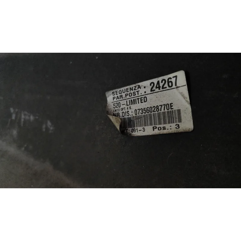 PARAURTI POST. P/LIMITED C/SENS.PARCH. JEEP RENEGADE (5I) (08/14-08/19) 1.6 MJT (88KW) SUV 5P/D/1598CC