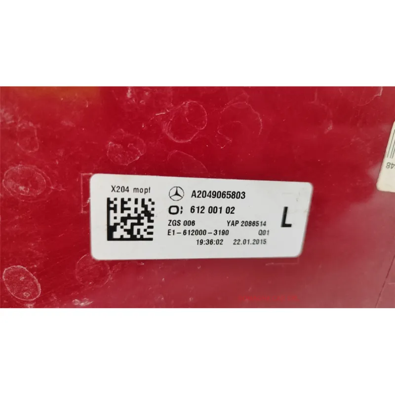 FANALE POST. SX. MERCEDES-BENZ CLASSE GLK (X204) (07/08-) 200 CDI BLUEEFFICIENCY SUV 5P/D/2143CC