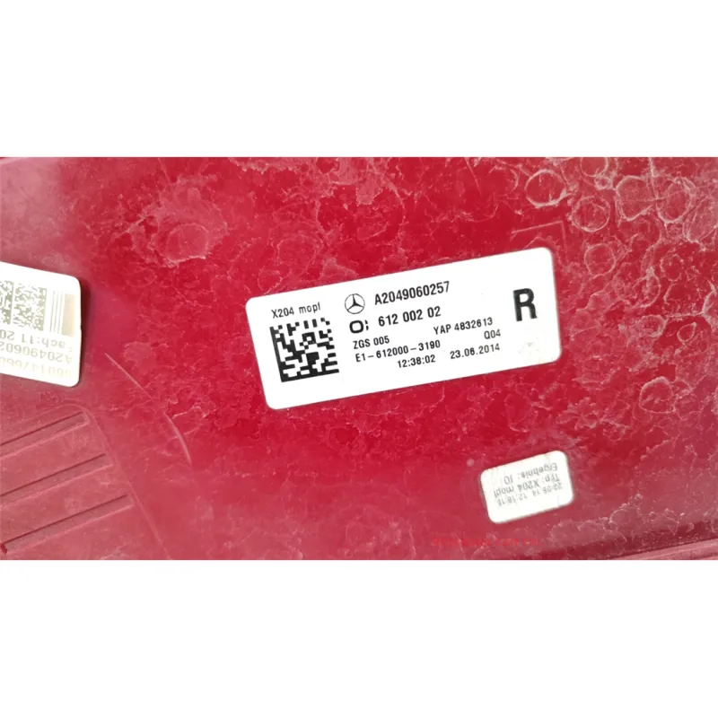 FANALE POST. DX. MERCEDES-BENZ CLASSE GLK (X204) (07/08-) 200 CDI BLUEEFFICIENCY SUV 5P/D/2143CC