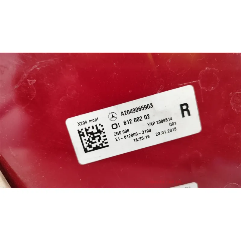 FANALE POST. DX. MERCEDES-BENZ CLASSE GLK (X204) (07/08-) 200 CDI BLUEEFFICIENCY SUV 5P/D/2143CC