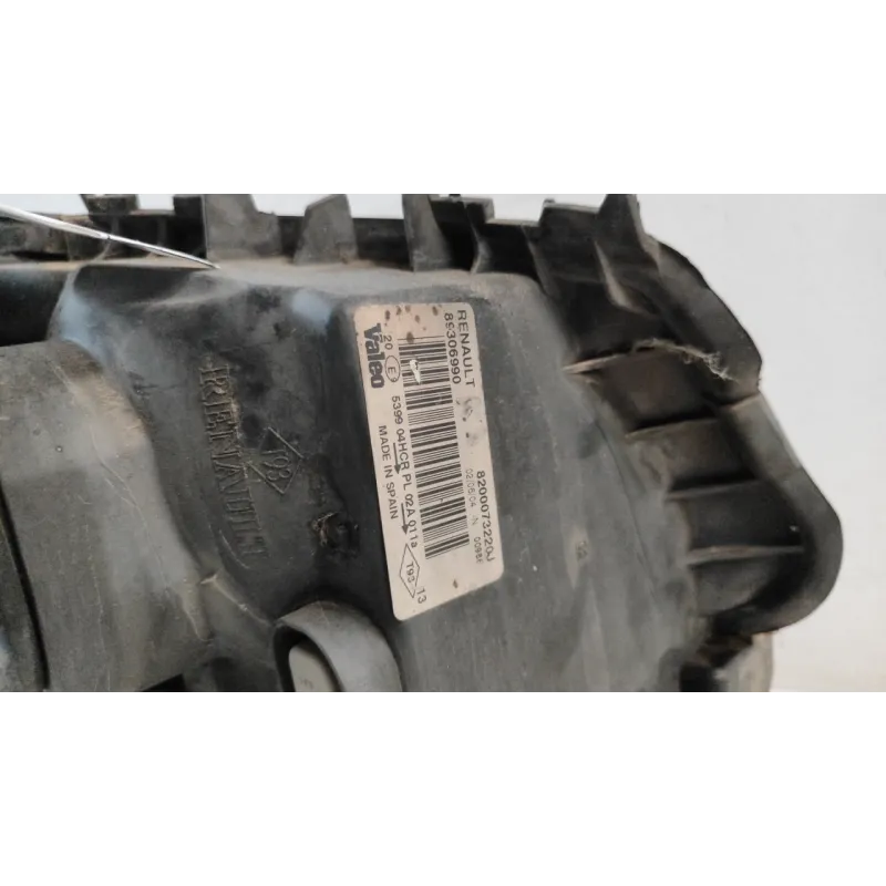 SEDE PROIETTORE SX. RENAULT MEGANE 2A SERIE (02/06-08/09) 1.6 16V (82KW) BER. 3P/B/1598CC