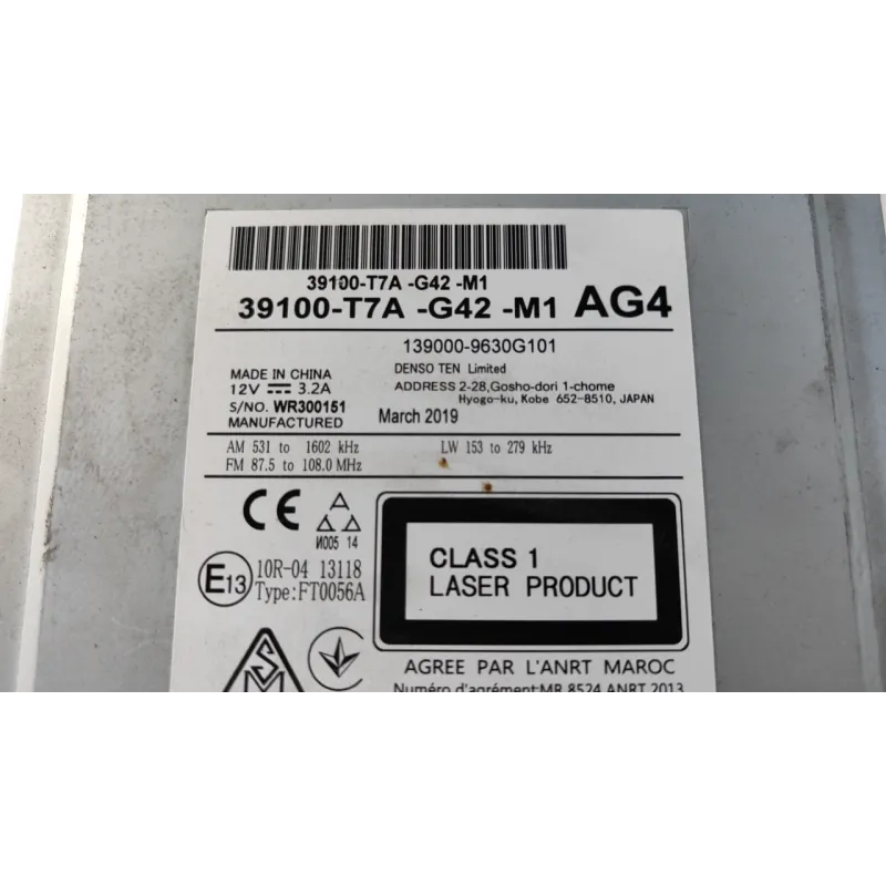 DISPLAY NAVIGATORE SATELLITARE HONDA HR-V 2A SERIE (07/15-09/21) 1.6 I-DTEC (88KW) SUV 5P/D/1597CC