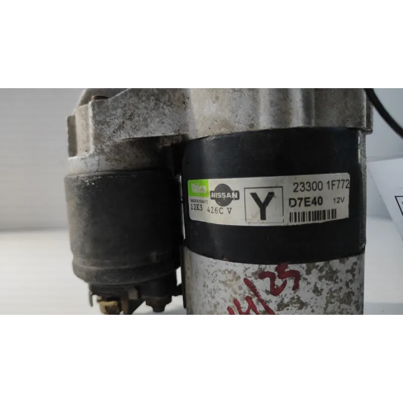 MOTORINO AVVIAMENTO NISSAN MICRA (K12E) (11/02-05/06) 1.2 16V (48KW) BER. 5P/B/1240CC