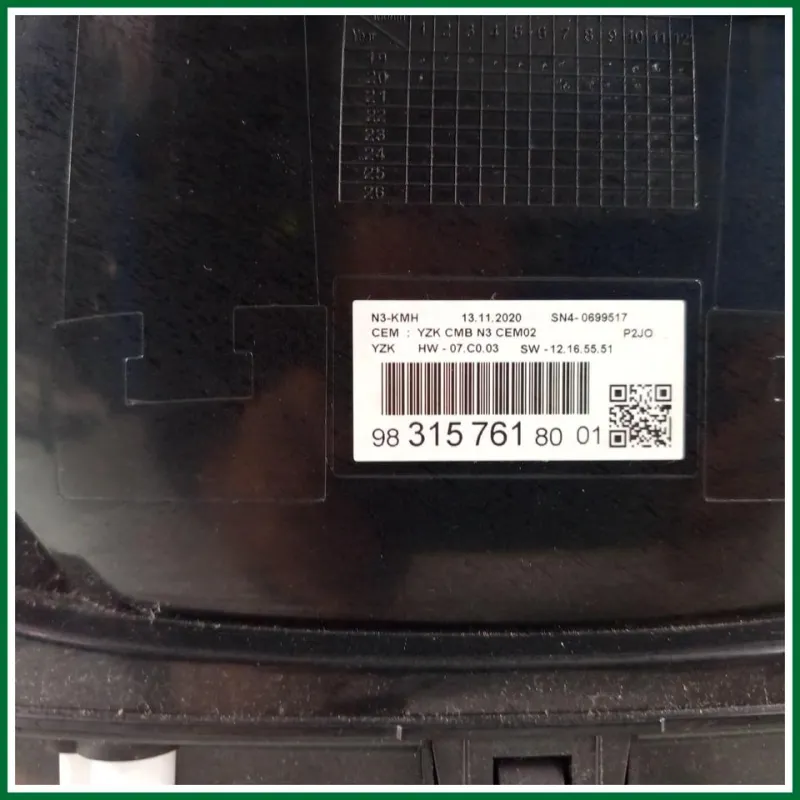 Quadro portastrumenti Opel Corsa F 2020 Pre-restyling
