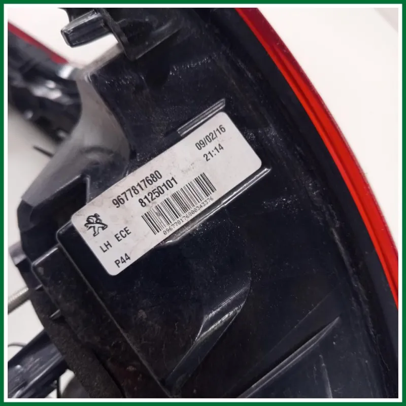 FANALE POSTERIORE lLED ESTERNO SX PEUGEOT 308 ANNO 2016 VER 1.6 DIESEL 88KW