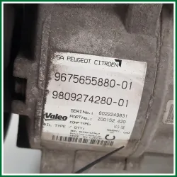 COMPRESSORE VALEO A/C PEUGEOT 308 ANNO 2016 VER 1.6 DIESEL 88KW COD MOT BH01