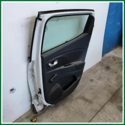 PORTA POSTERIORE DESTRA RENAULT CLIO 4 ANNO 2013 COLORAZIONE BIANCO (GRAFFI VEDERE FOTO)