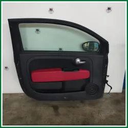 PORTA SINISTRA FIAT 500 ANNO 2010 VER 1.3 DIESEL 70KW COD MOT 199B1000 COLORAZIONE NERO