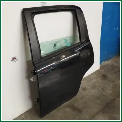 PORTA POSTERIORE SINISTRA FIAT PANDA ANNO 2013 VER 1.2 B/MET KW 51 COLORAZIONE NERO COMPLETA