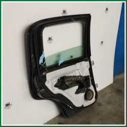 PORTA POSTERIORE SINISTRA FIAT PANDA ANNO 2013 VER 1.2 B/MET KW 51 COLORAZIONE NERO COMPLETA