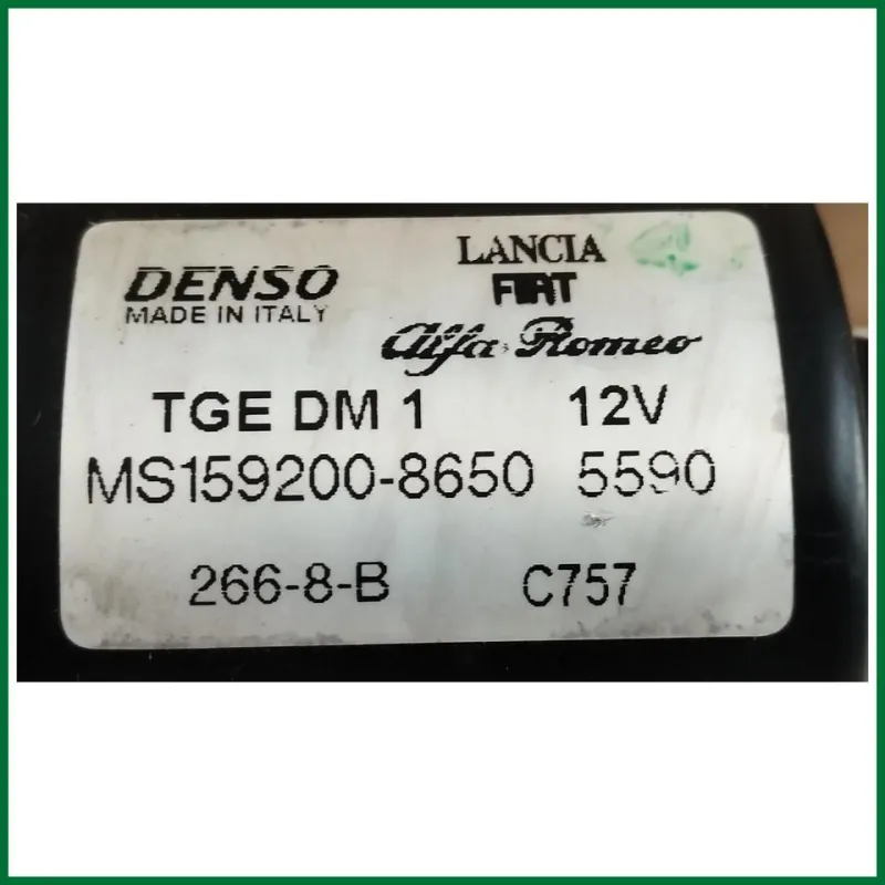 MOTORINO TERGICRISTALLO ANTERIORE FIAT 500 ANNO 2008 VER 1.2 BENZINA KW 51 COD MOT 169A4000