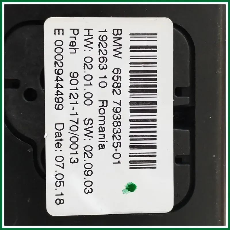 MODANATURA CONSOLE CENTRALE CON PULSANTI BMW SERIE 1 F20 118D ANNO 2018 VER 2.0 DIESEL KW 110 COD MOT B47D20A