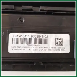 PULSANTIERA CLIMA BMW SERIE 1 F20 118D VER 2.0 DIESEL KW110 COD MOT B47D20A