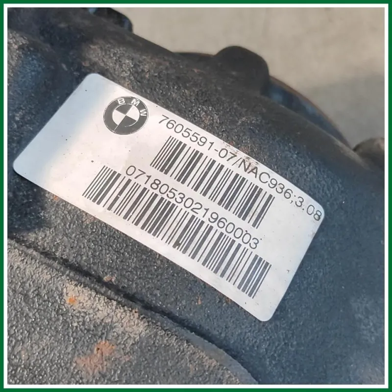 DIFFERENZIALE POST. BMW SERIE 1 F20 118D VER 2.0 DIESEL KW110 COD MOT B47D20A km 120.000 anno 2018