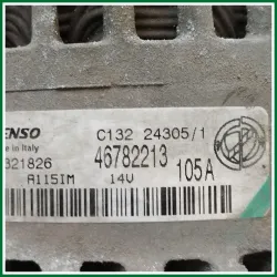 ALTERNATORE DENSO FIAT STILO 2007 VER 1.9 KW88 DIESEL COD MOT 192A8000