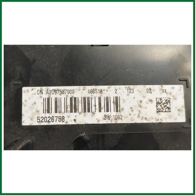 QUADRO STRUM. FIAT 500L VER 0.9 KW 62 B/MET COD MOT 312A2000