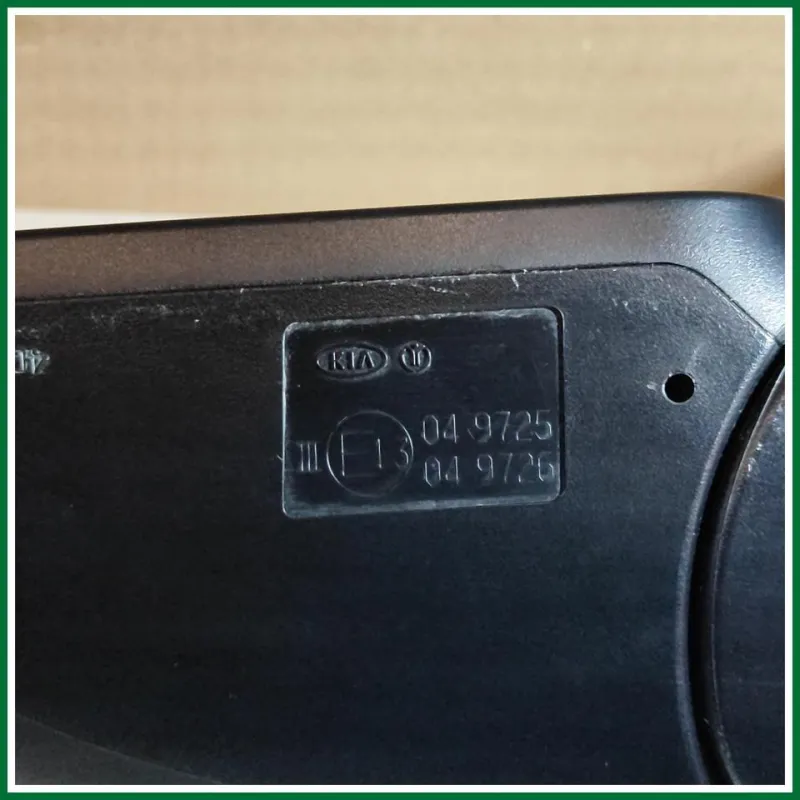 RETROVISORE EST. ELETR SX KIA STONIC 2024 CALOTTA COL NERO CONNETTORE 5 PIN ALCUNI LIEVI SEGNI