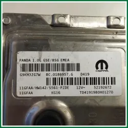 CENTRALINA MOTORE MOPAR FIAT PANDA HYBRID 2020 VER 1.0 KW 51 COD MOT 46341162