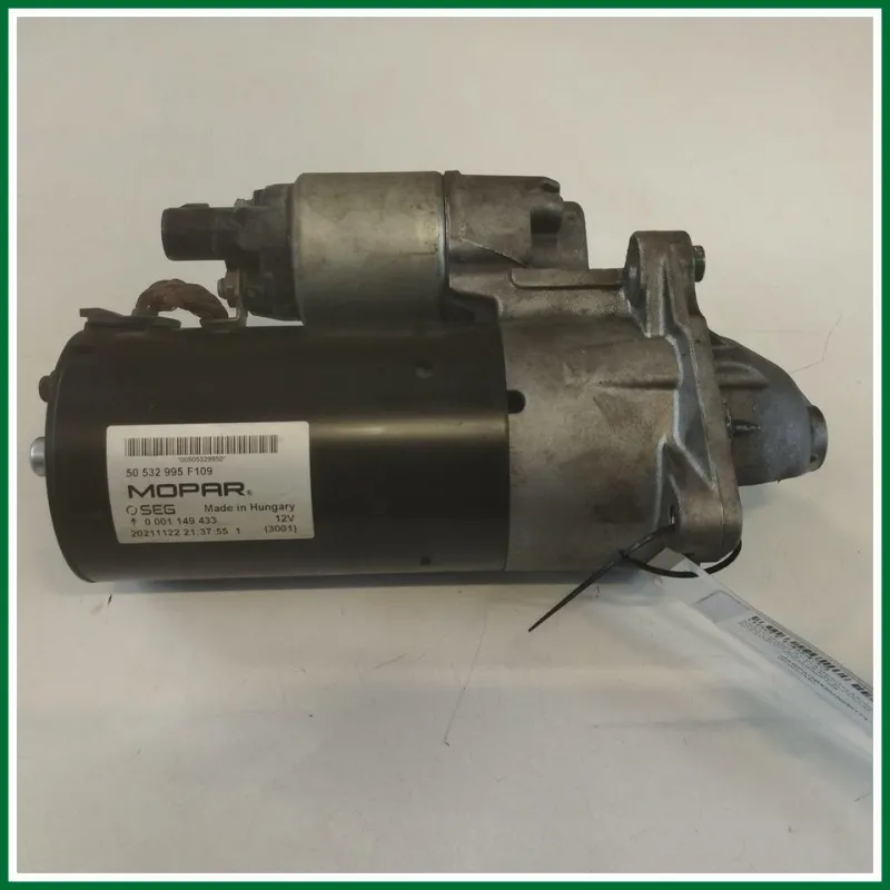 MOTORINO AVVIAMENTO MOPAR ALFA ROMEO STELVIO 2022 VERS 2.2 118 KW D COD M.46347914 COD RICAMBIO 50532995F109