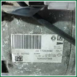 COMPRESSORE A/C VALEO RENAULT CLIO IV 2019 0,9 66KW COD MOTORE H4BB4