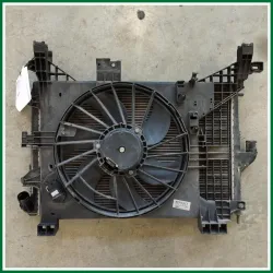 KIT RADIATORE ELETTROVENTOLA C/RADIATORE RISCALDAMENTO DACIA DUSTER 2013 1.6 77 KW B/GPL COD MOTORE K4MH6 ALCUNI SEGNI